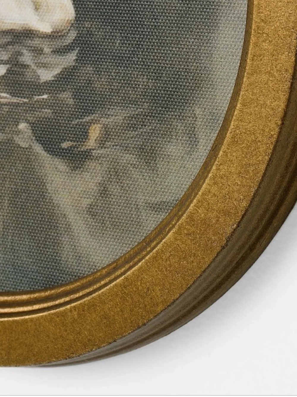 White Bird Round Framed Wall Art - Threshold™ designed with Studio McGee